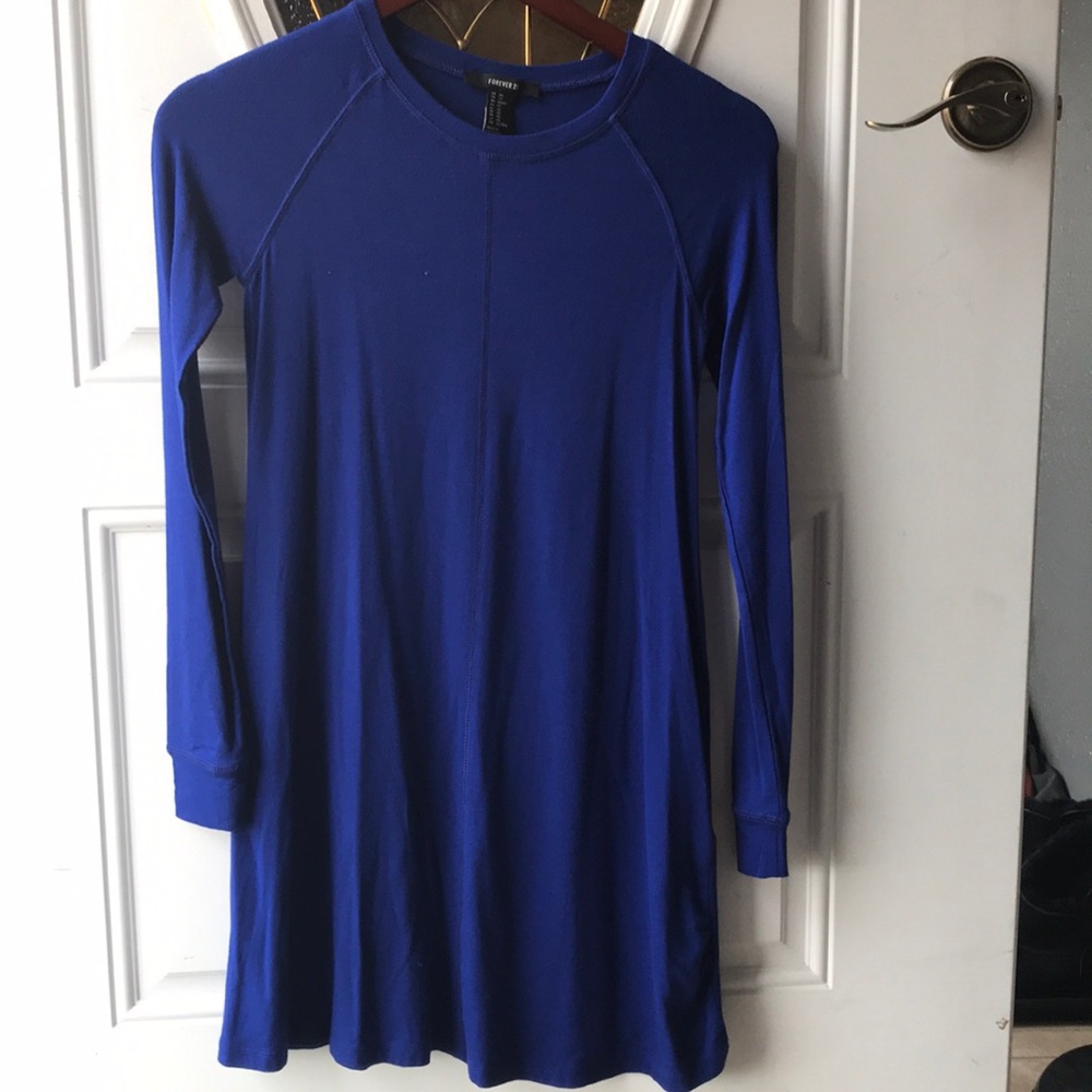 Blue dress